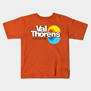 Vintage 1970's Val Thorens ski resort logo Kids T-Shirt